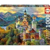 EDUCA BORRAS - Puzzle Adultos Neuschwanstein 1000 Piezas ㅤ* Juegos Y Puzzles