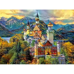 EDUCA BORRAS - Puzzle Adultos Neuschwanstein 1000 Piezas ㅤ* Juegos Y Puzzles