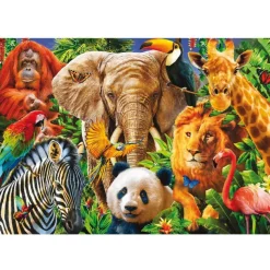 EDUCA BORRAS - Puzzle collage de animales salvajes 500 piezas ㅤ* Juegos Y Puzzles