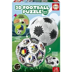 EDUCA BORRAS - Puzzle 3D fútbol* Juegos Y Puzzles