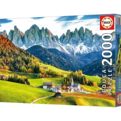EDUCA BORRAS - Puzzle de 2000 Piezas Otoño en Las Dolomitas ㅤ* Juegos Y Puzzles