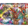EDUCA BORRAS - Puzzle Hechizo de Mago 1500 piezas con cola fix ㅤ* Juegos Y Puzzles