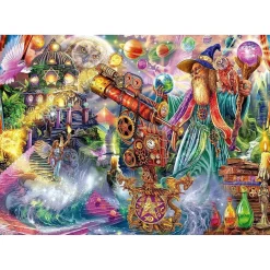 EDUCA BORRAS - Puzzle Hechizo de Mago 1500 piezas con cola fix ㅤ* Juegos Y Puzzles