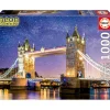 EDUCA BORRAS - Puzzle Luminoso Tower Bridge Londres 1000 Piezas ㅤ* Juegos Y Puzzles
