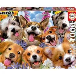 EDUCA BORRAS - Puzzle Paisaje Perros 1000 Piezas ㅤ