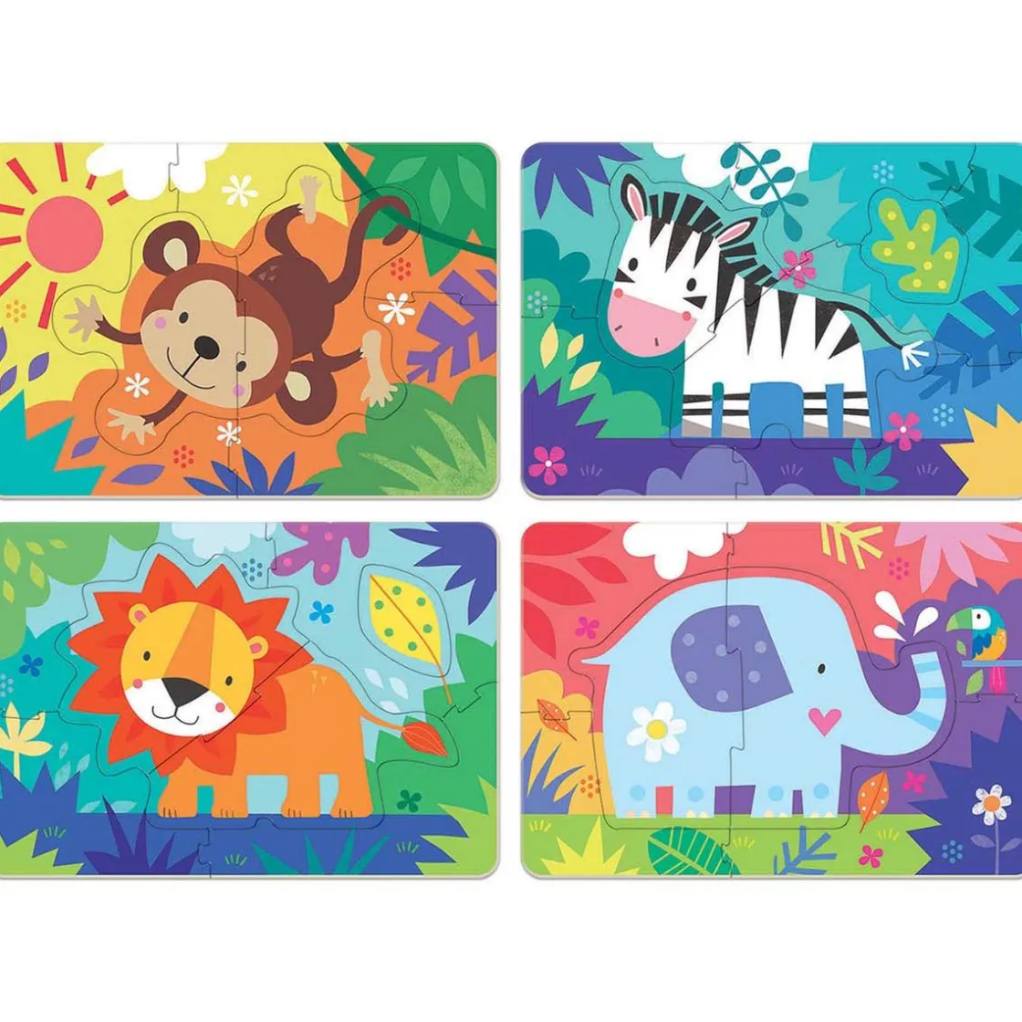 EDUCA BORRAS Educa Borrás - Animales de la selva - My first 4 puzzles* Juegos Y Puzzles
