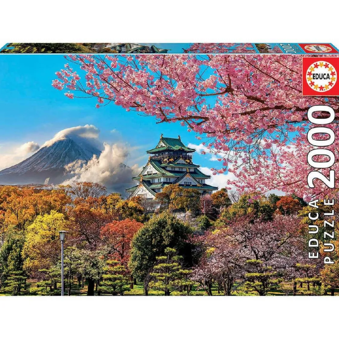 EDUCA BORRAS Educa Borrás - Castillo de Osaka, Japón - Puzzle 2000 piezas* Juegos Y Puzzles