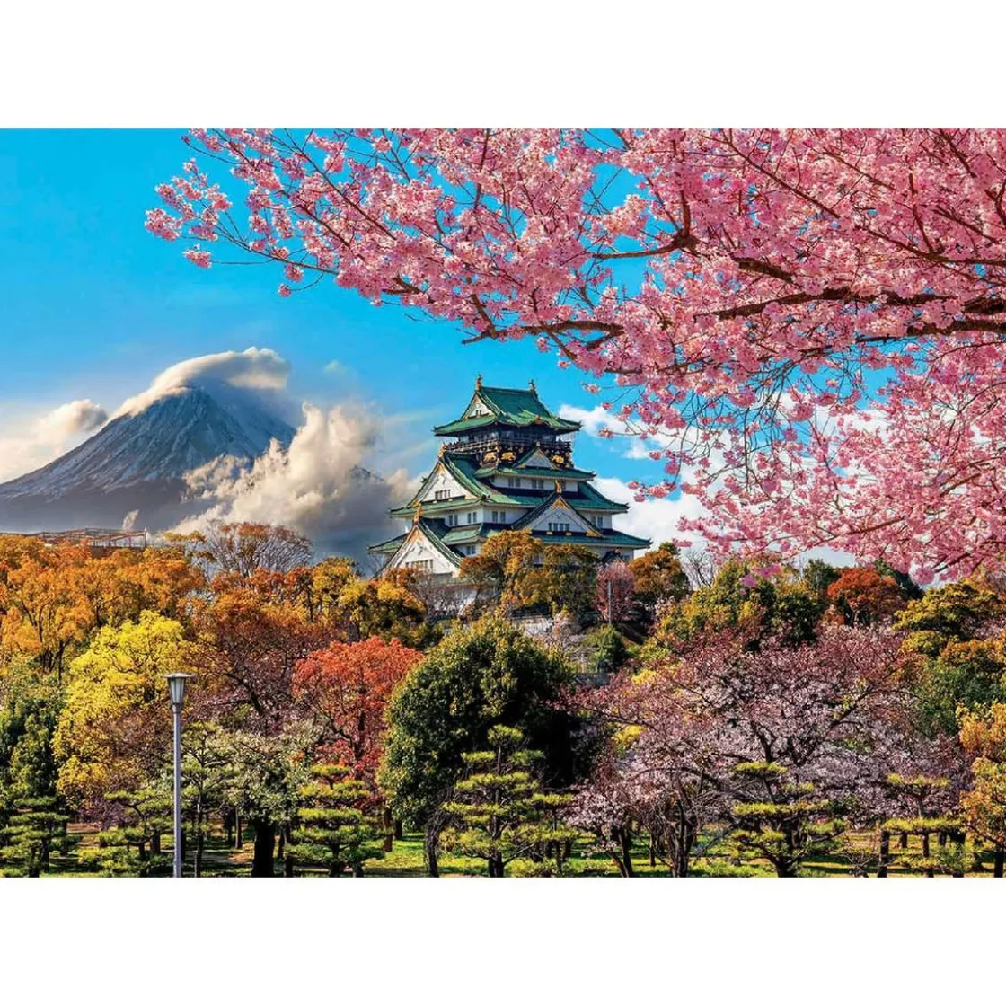 EDUCA BORRAS Educa Borrás - Castillo de Osaka, Japón - Puzzle 2000 piezas* Juegos Y Puzzles