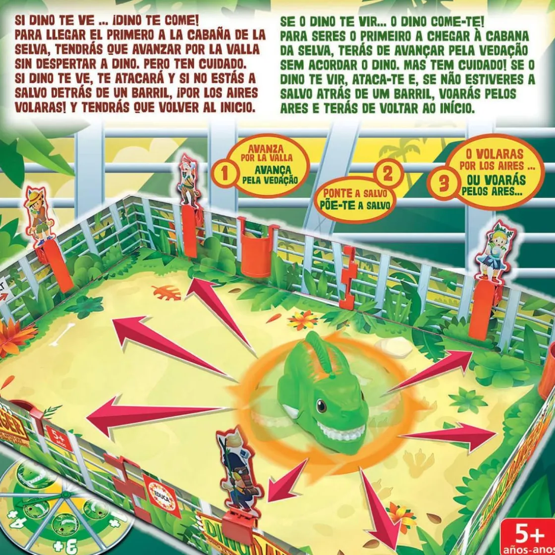EDUCA BORRAS Educa Borrás - Dino Danger - Juego de mesa* Friki Zone|Juegos Y Puzzles