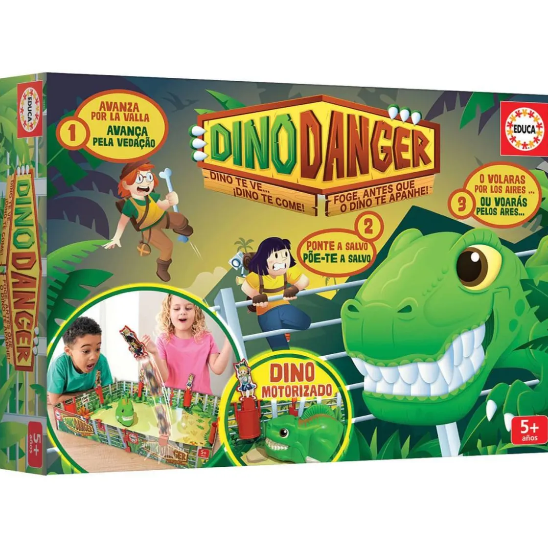 EDUCA BORRAS Educa Borrás - Dino Danger - Juego de mesa* Friki Zone|Juegos Y Puzzles