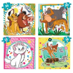 EDUCA BORRAS Educa Borrás - Disney - Maleta con 4 puzzles progresivos