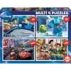 WALT DISNEY Educa Borrás - Disney Pixar - Pack 4 puzzles progresivos