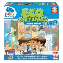 EDUCA BORRAS Educa Borrás - Ecosistemas - Juego de cartas Happy Learning