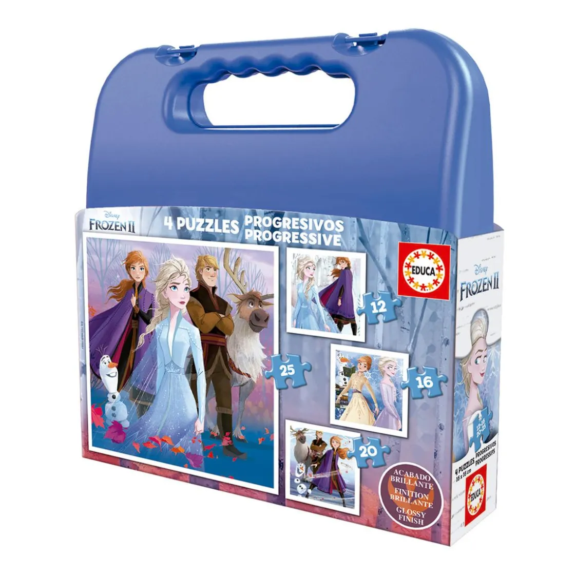 EDUCA BORRAS Educa Borrás - Frozen - Pack 4 Puzzles Progresivos Frozen 2* Juegos Y Puzzles