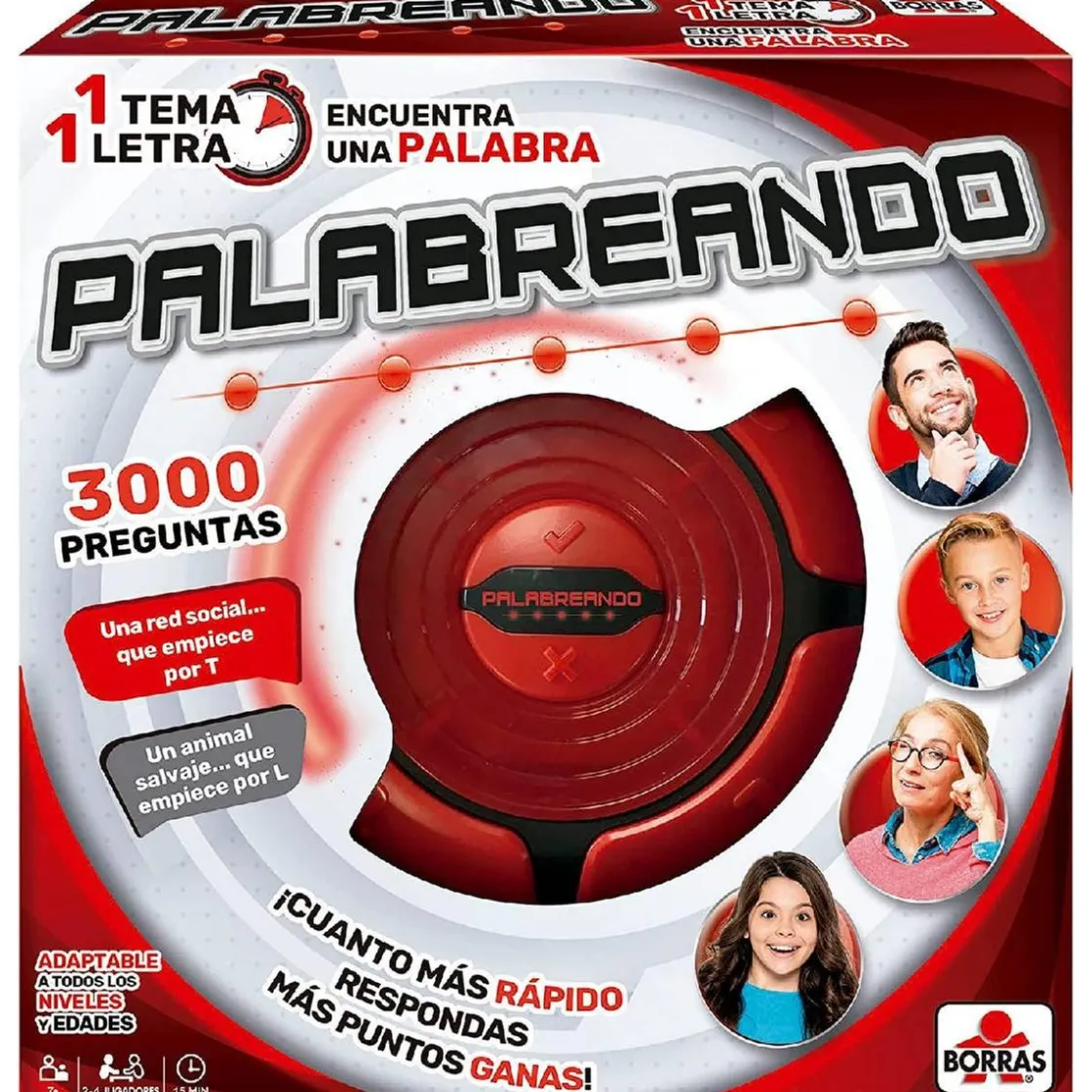 BORRAS Educa Borrás - Palabreando - Juego de mesa