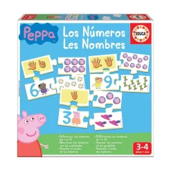 EDUCA Borrás - Peppa Pig - Aprendo los Números* Juguetes Educativos Y Libros|Juegos Y Puzzles