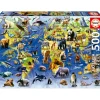 EDUCA BORRAS educa borrás - Puzzle Fauna Amenazada 500 Piezas Adultos ㅤ* Juegos Y Puzzles