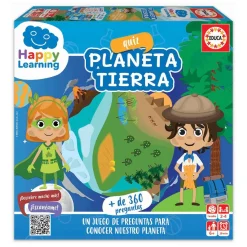 EDUCA BORRAS Educa Borrás - Quiz Planeta Tierra - Juego de mesa Happy Learning