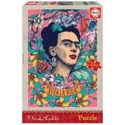 EDUCA BORRAS Educa Borrás - Viva la Vida, Frida Kahlo - Puzzle 500 piezas