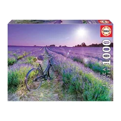 EDUCA BORRAS Educa Borrás - Bicicleta en campo de lavanda - Puzzle 1000 piezas* Juegos Y Puzzles