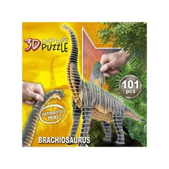 EDUCA BORRAS Educa Borrás - Brachiosaurus - Puzzle 3D de 101 piezas* Juegos Y Puzzles
