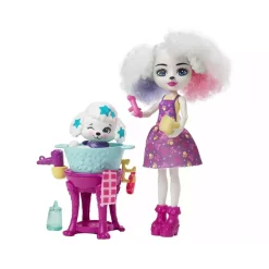 ENCHANTIMALS Enchantilmals - Salón de belleza de Perris Poodle* Muñecas