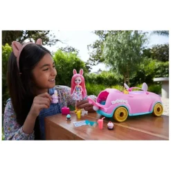 BARBIE Enchantimals - Conejitomóvil con muñeca* Muñecas