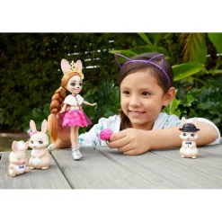 ENCHANTIMALS - Familia conejos* Muñecas