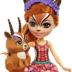 ENCHANTIMALS - Gabriela Gazelle y Racer - Pack muñeca y mascota* Muñecas
