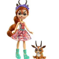 ENCHANTIMALS - Gabriela Gazelle y Racer - Pack muñeca y mascota* Muñecas