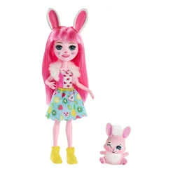 MATTEL ESPANA Enchantimals - Muñeca con Mascota - Bree Bunny y Twist
