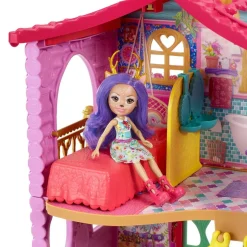 BARBIE Enchantimals - muñeca Danessa Deer con casa de ciervos