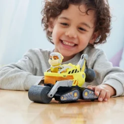 SPIN MASTER Energía - Patrulla Canina - Camión de construcción de juguete con figura de acción, luces y sonidos ㅤ