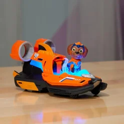 SPIN MASTER Energía - Patrulla Canina - Aerodeslizador de juguete con figura de acción de Zuma, luces y sonidos ㅤ* Coleccionables Y Mini Mundos