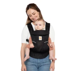 ERGOBABY - Mochila Porteo Omni Breeze Negro