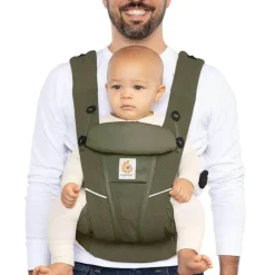 ERGOBABY - Mochila Porteo Omni Breeze Verde* Portabebés Y Bici·Portabebés Y Mochilas