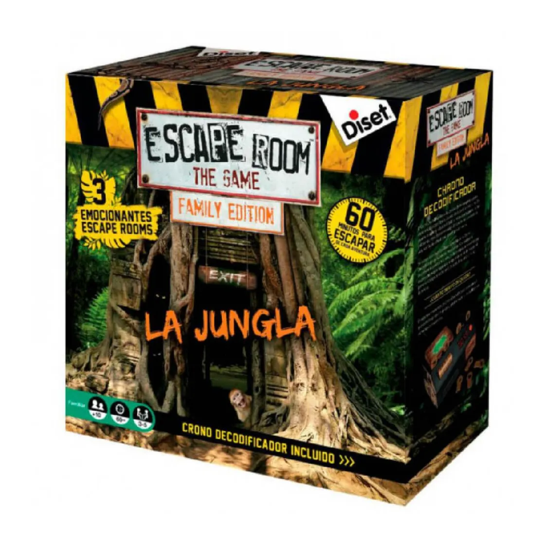 DISET Escape Room La Jungla - Juego de mesa* Friki Zone|Juegos Y Puzzles