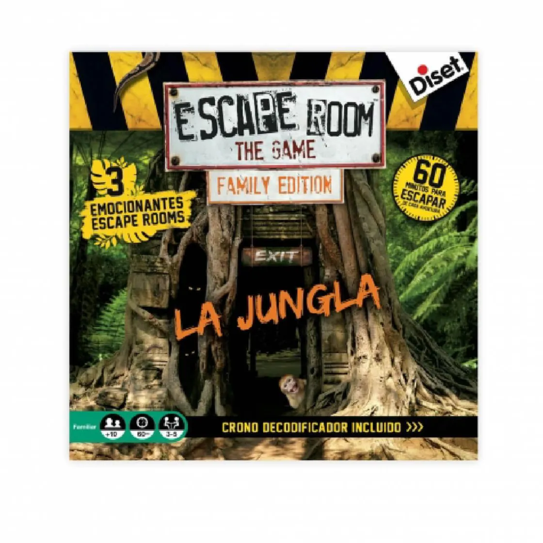 DISET Escape Room La Jungla - Juego de mesa* Friki Zone|Juegos Y Puzzles