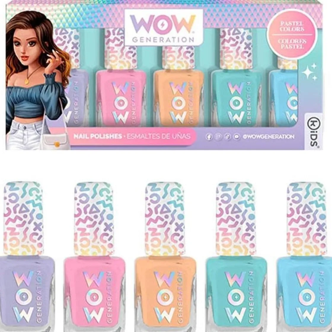 RAVENSBURGER IBÉRICA Esmalte de uñas Multicolor Pack de 5 botes Wow Generation ㅤ* Estilo De Vida