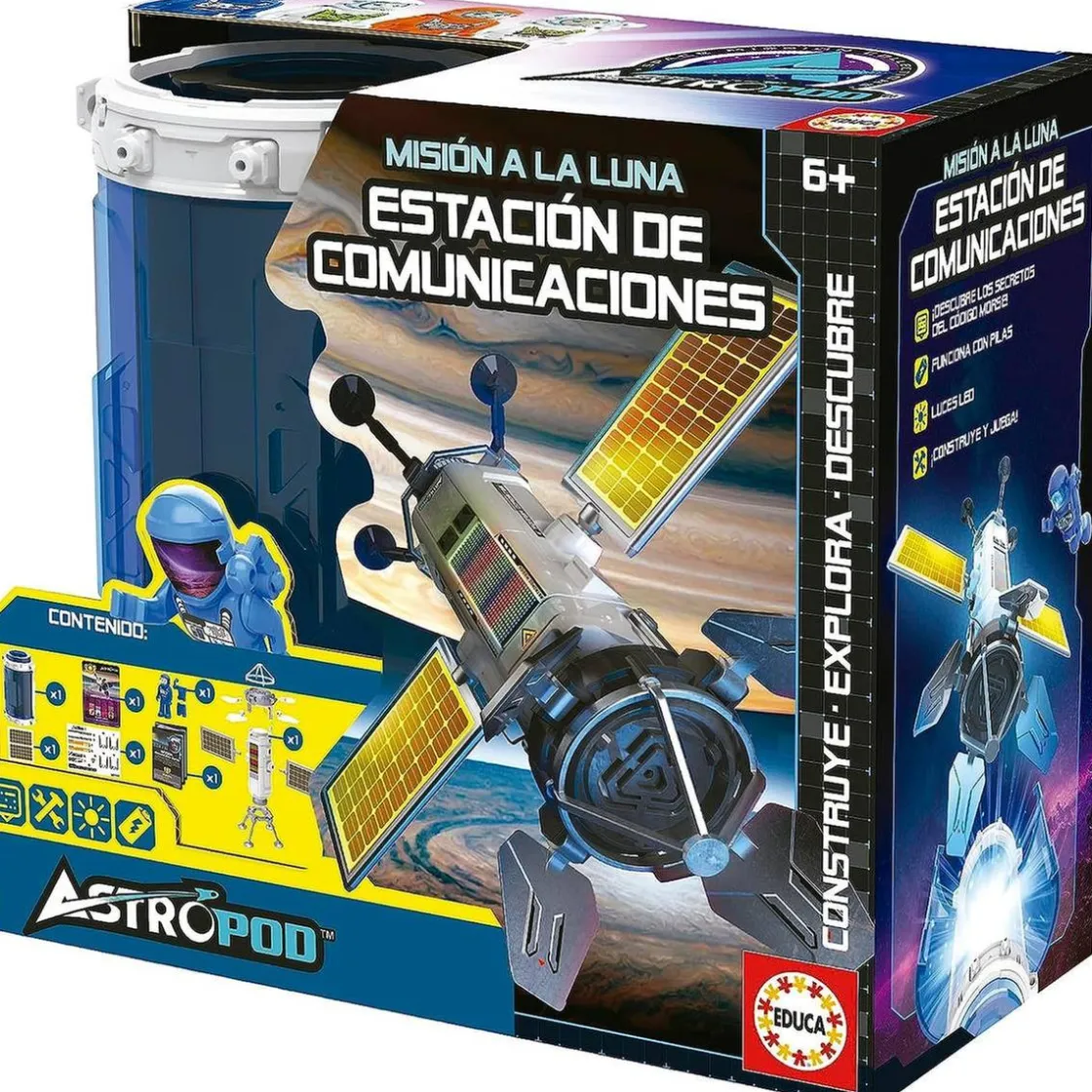 EDUCA Estación de comunicaciones espaciales Astropod para construir y descifrar código Morse ㅤ