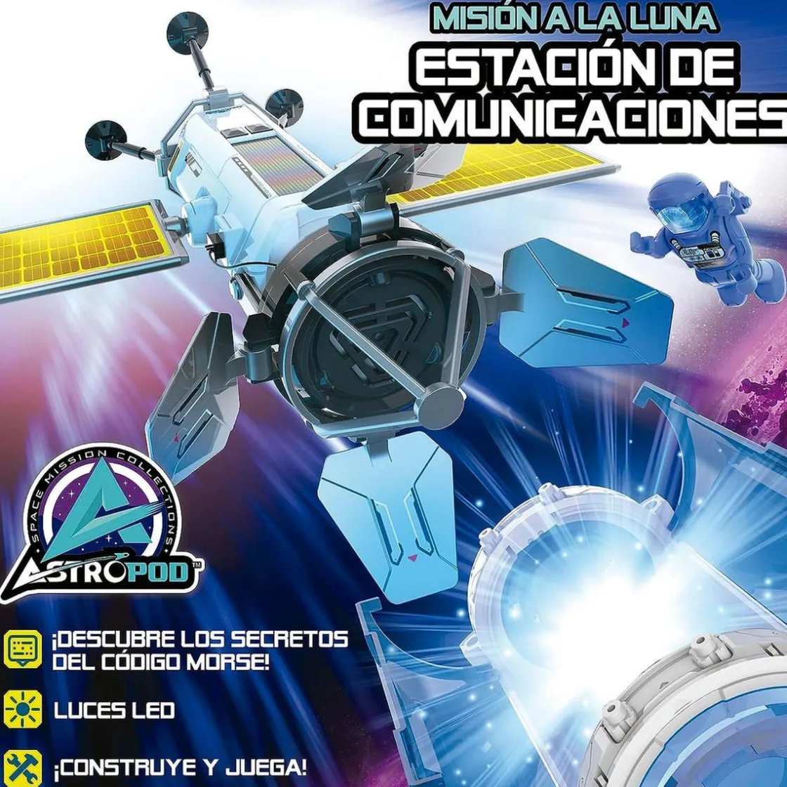EDUCA Estación de comunicaciones espaciales Astropod para construir y descifrar código Morse ㅤ