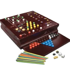 ZIG ZAG Estuche 10 juegos de madera - juego de mesa