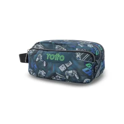 TOTTO Estuche Agapec - Button* Material Escolar