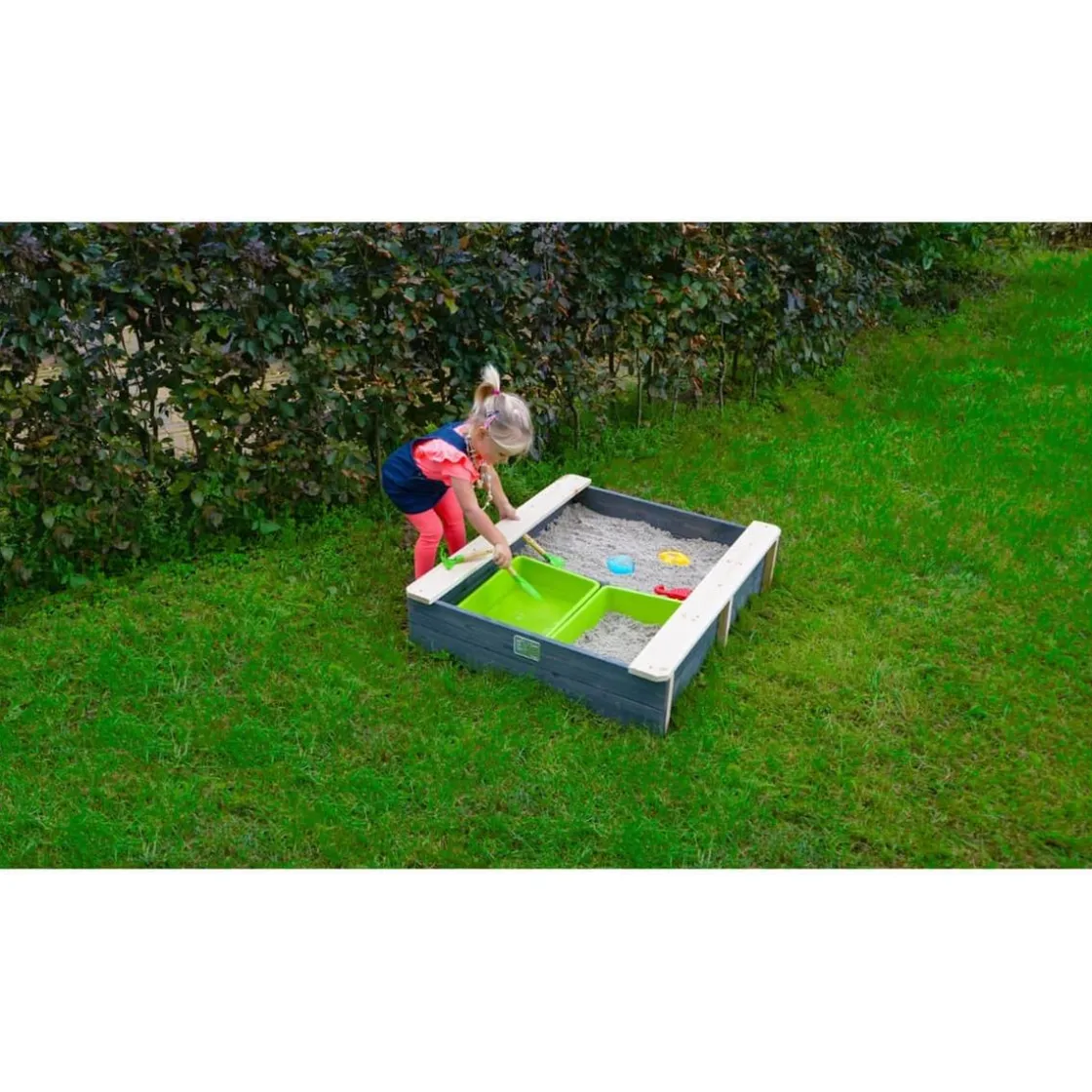 Exit Toys Exit - Arenero de madera Aksent 94 x 77 cm