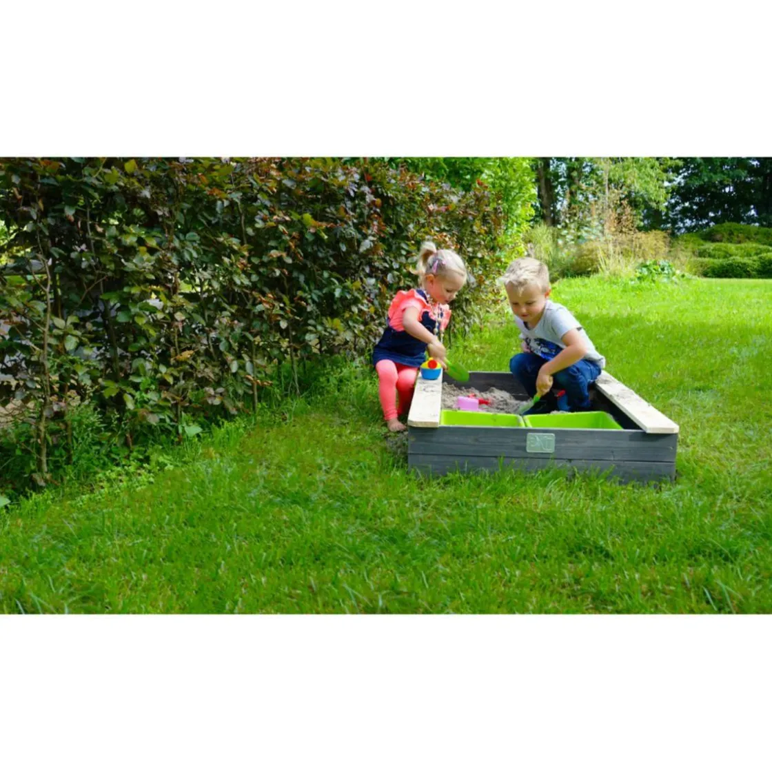 Exit Toys Exit - Arenero de madera Aksent 94 x 77 cm