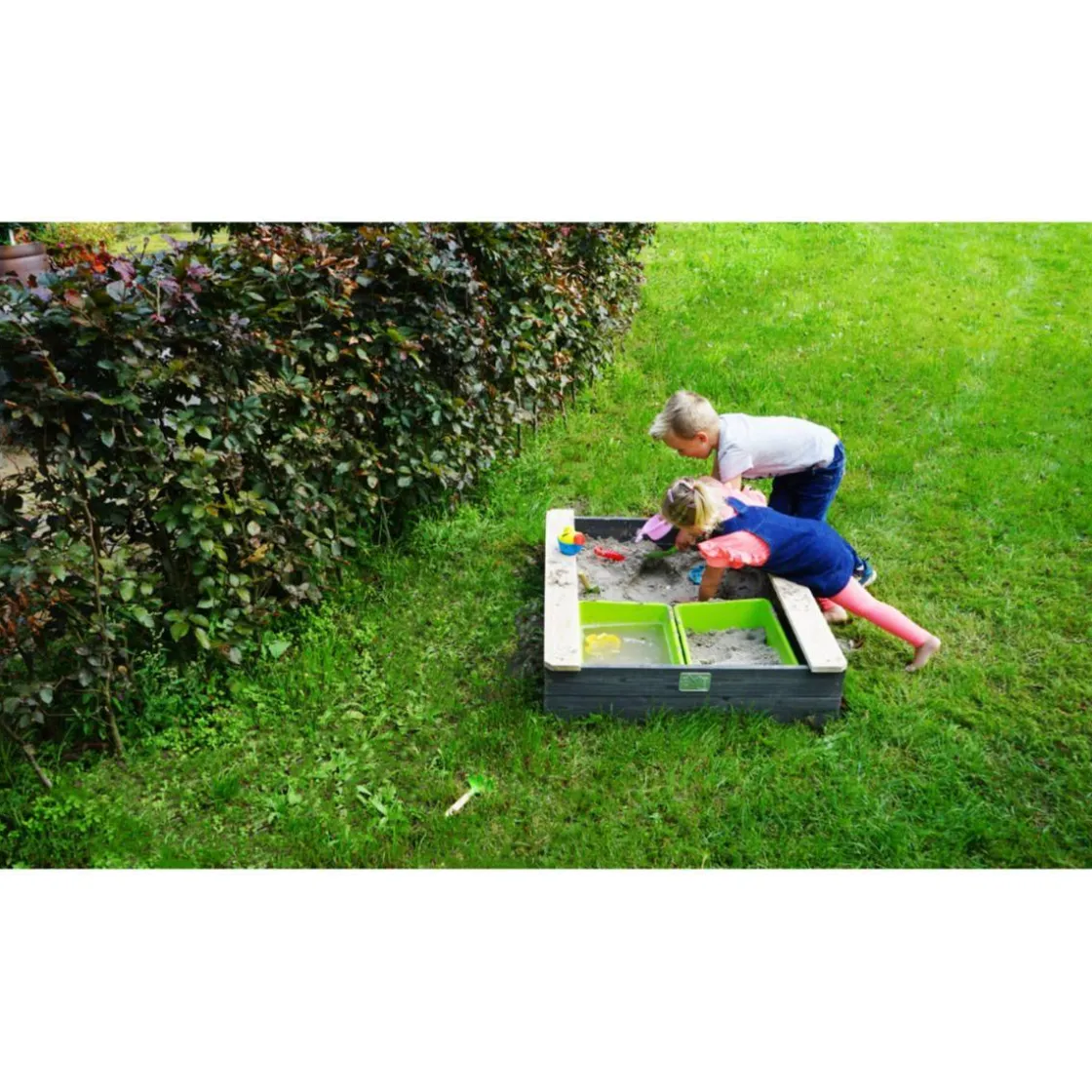 Exit Toys Exit - Arenero de madera Aksent 94 x 77 cm