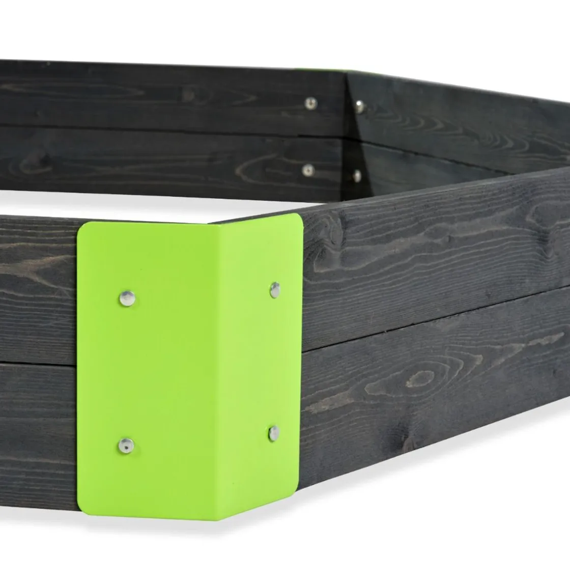 Exit Toys Exit - Arenero de madera Aksent Hexágono 200 x 170 cm