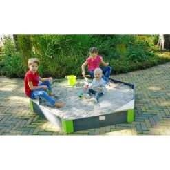 Exit Toys Exit - Arenero de madera Aksent Hexágono 200 x 170 cm