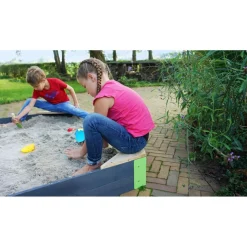 Exit Toys Exit - Arenero de madera Aksent Hexágono 200 x 170 cm