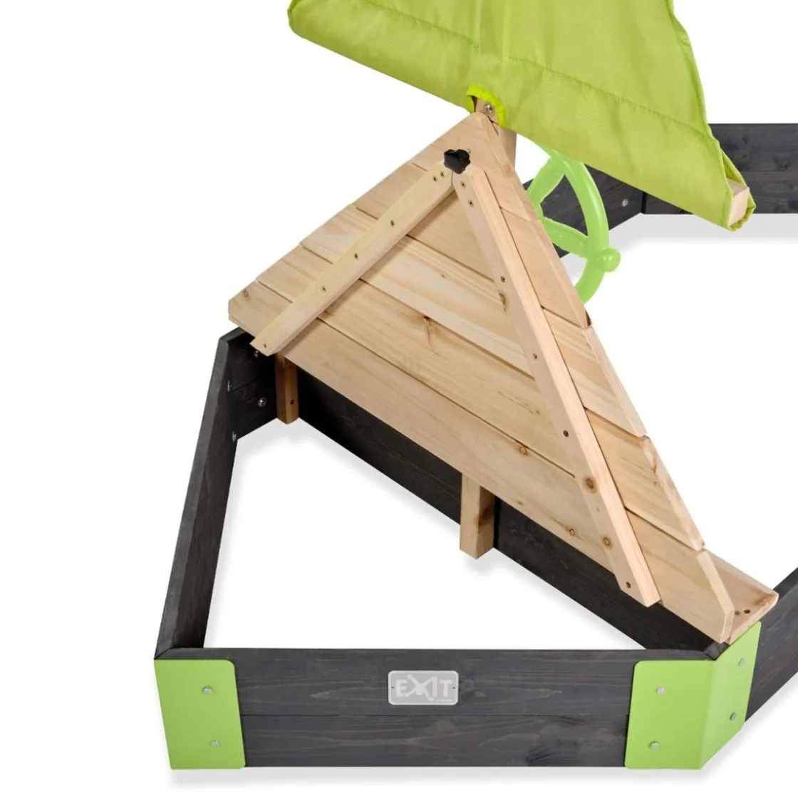 Exit Toys Exit - Arenero de madera Aksent Velero 190 x 90 cm